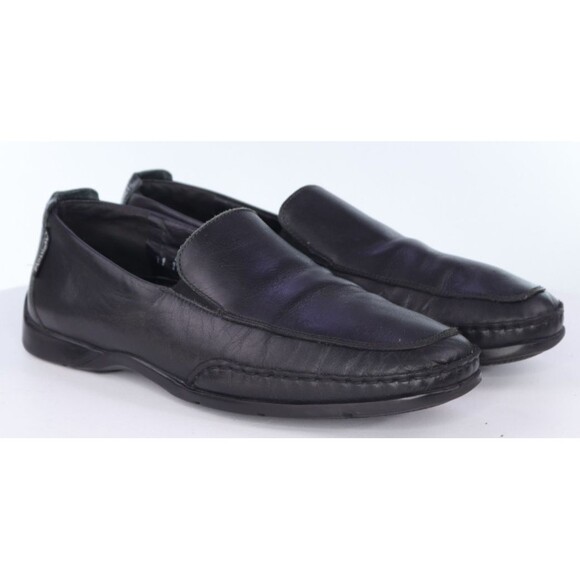 Mephisto Edilef $340 Men\'s Moc Toe Slip On Loafers Shoes Size 10 Leather Black main image 5